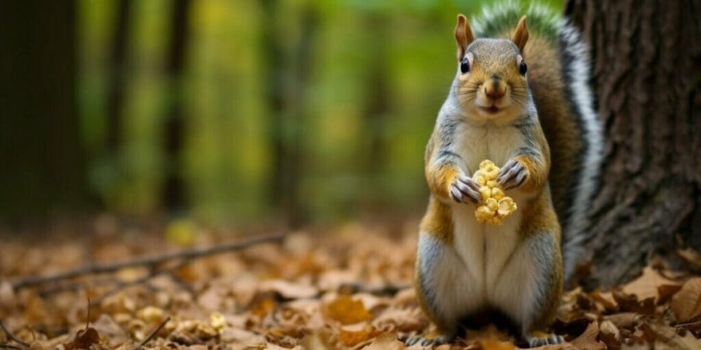 do squirrels like popcorn