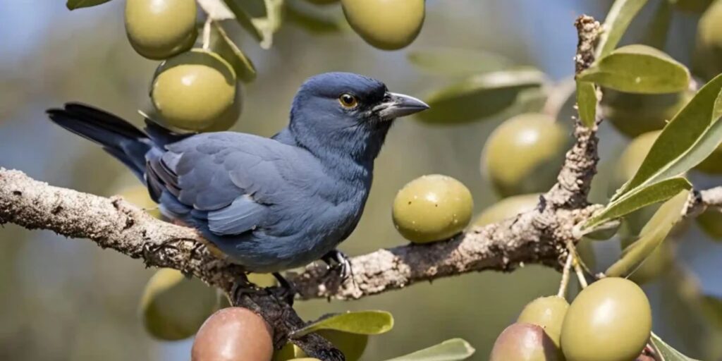 do birds eat olives
